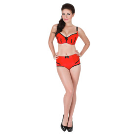 Podprsenka Parfait Charlotte Padded Bra Red/Black