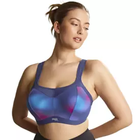 Podprsenka PANACHE SPORTS POWER WIRED BRA OMBRE PRINT