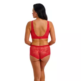 WE601203SAL_WACOAL SENSU LACE NON WIRED BRALETTE SALSA