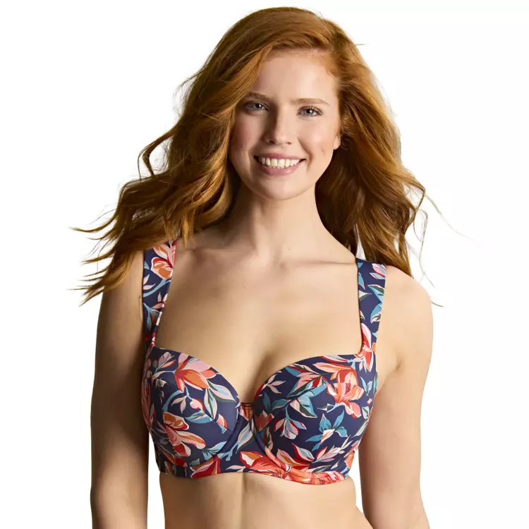 SW1842DLPT_PANACHE SWIM LILIFLORA BETTE BALCONY BIKINI TOP LILIFLORA PRINT