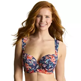 Plavky vrchní díl PANACHE SWIM LILIFLORA BETTE BALCONY BIKINI TOP LILIFLORA PRINT