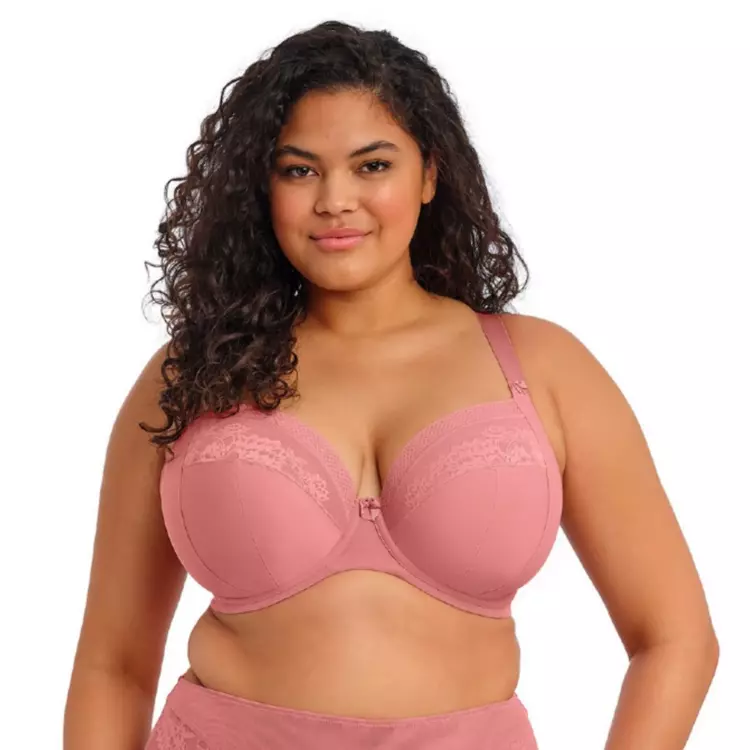 EL302734DRO_ELOMI NERINA UW PLUNGE STRETCH BRA DUSTY ROSE