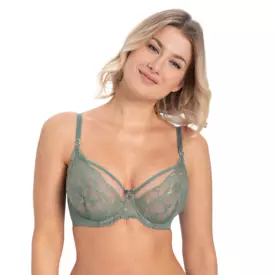 SAMILAA123SAE_SAMANTA MILA A123 SOFT BALCONY BRA SAGE