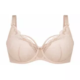 Podprsenka MEDIOLANO AMELIA 19203 SEMI SOFT PLUNGE BRA BEIGE