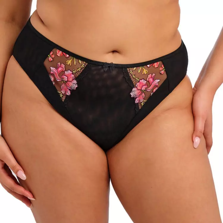 EL302653RAW_ELOMI TEAGAN HIGH LEG BRIEF RAINBOW