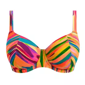 AS207802FIA_FREYA SAN ANTONIO UW PLUNGE BIKINI TOP FIESTA