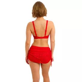 AS205482LAA_FREYA SWIM NOMAD NIGHTS SKIRTED BIKINI BRIEF LAVA