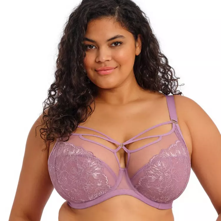 EL8080HER_ELOMI BRIANNA UW PLUNGE BRA HEATHER