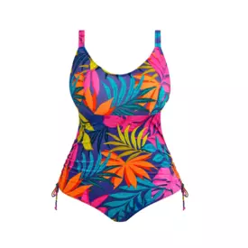 ES803343INO_ELOMI SWIM PORTO RAFTI NON WIRED SWIMSUIT INDIGO