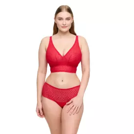 PD0163386TRR_PRIMADONNA MONTARA BRALETTE NON WIRED BRA TRUE RED