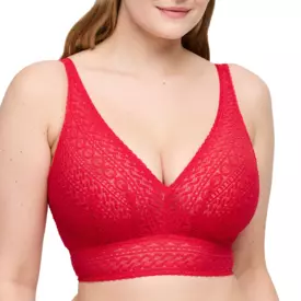 PD0163386TRR_PRIMADONNA MONTARA BRALETTE NON WIRED BRA TRUE RED