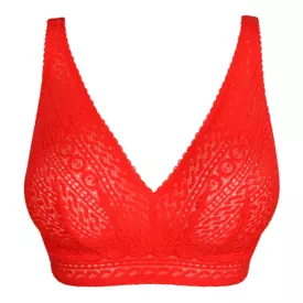 Podprsenka PRIMADONNA MONTARA BRALETTE NON WIRED BRA TRUE RED