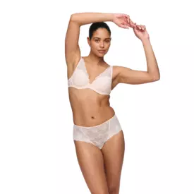 MJ0102924CRP_MARIE JO CYRILE PADDED PLUNGE BRA CRYSTAL PINK