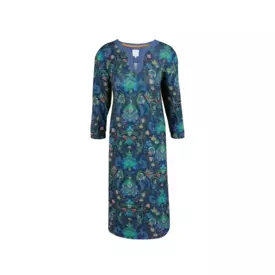Noční košile PIP STUDIO DEIDRE NIGHTDRESS 3/4 SLEEVE KYOTO FESTIVAL BLUE