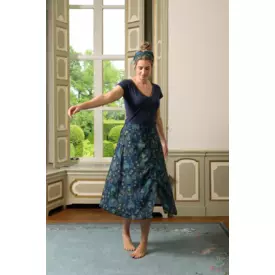 PP51522BLE_PIP STUDIO SALLY SKIRT KYOTO FESTIVAL BLUE