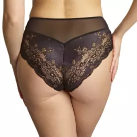 PA7258CBK_PANACHE CLARA DEEP BRIEF CHARCOAL/BLACK
