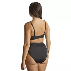 SW2049SBK_PANACHE SWIM SIGNATURE MIDI GATHER BRIEF SIGNATURE BLACK