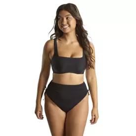SW2049SBK_PANACHE SWIM SIGNATURE MIDI GATHER BRIEF SIGNATURE BLACK