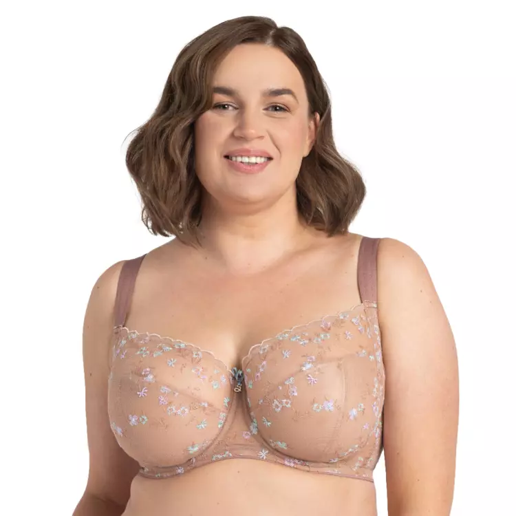 SAMARGA911CAO_SAMANTA MARGARET A911 SOFT FULL CUP SIDE SUPPORT BRA CAPPUCINO
