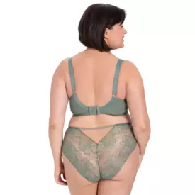 SAMILAA911SAE_SAMANTA MILA A911 SOFT FULL CUP SIDE SUPPORT BRA SAGE