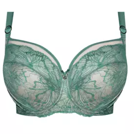 SAMILAA911SAE_SAMANTA MILA A911 SOFT FULL CUP SIDE SUPPORT BRA SAGE
