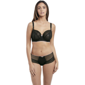 Podprsenka FREYA DAISY LACE UW BALCONY K CUP NOIR