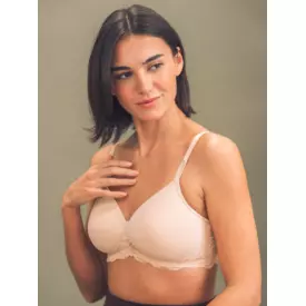 RO88PBEE_ROYCE GEORGIA CARESS COMFORT MOULDED T-SHIRT BRA BEIGE