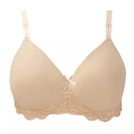 RO88PBEE_ROYCE GEORGIA CARESS COMFORT MOULDED T-SHIRT BRA BEIGE