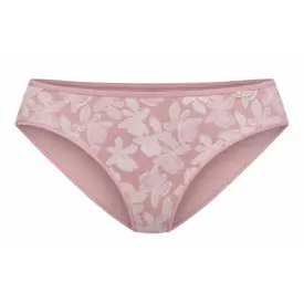 Kalhotky AVET 33096 FLORAL JACQUARD MICROFIBER BIKINI BRIEFS PINK