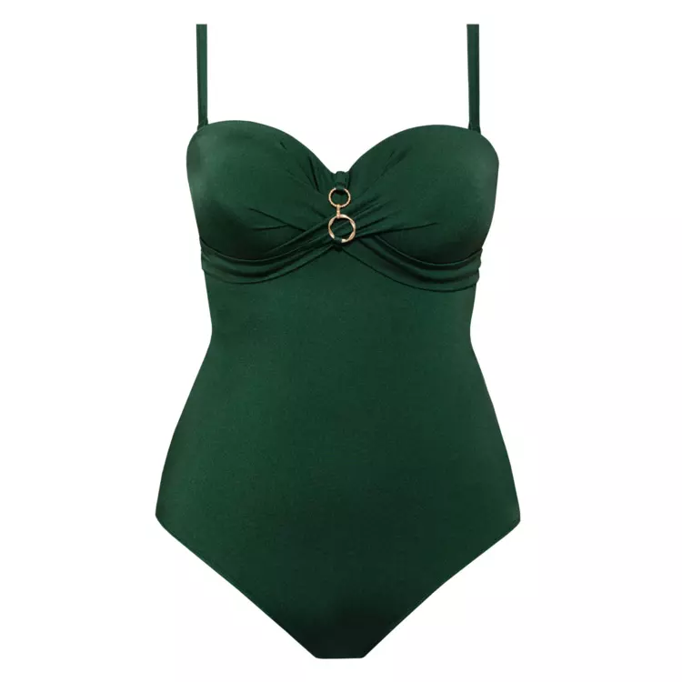 SAMIRAI650MAE_SAMANTA MIRABEL I650 ONE-PIECE SWIMSUIT MALACHITE