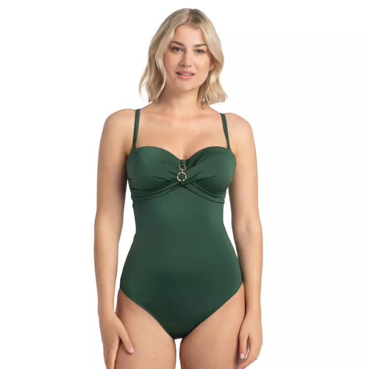 SAMIRAI650MAE_SAMANTA MIRABEL I650 ONE-PIECE SWIMSUIT MALACHITE