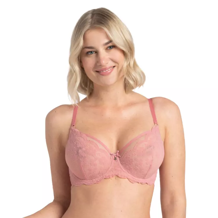 SAROSEA123ROY_SAMANTA ROSE A123 SOFT BALCONY BRA ROSY