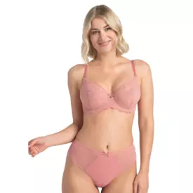 SAROSEA123ROY_SAMANTA ROSE A123 SOFT BALCONY BRA ROSY
