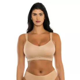 PF8000WSD_ARFAIT HOLLY P8000 FULL-BUSTED SEAMLESS UNLINED UNPADDED WIREFREE BRA WARM SAND