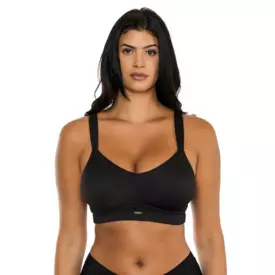 PFp8000BLK_PARFAIT HOLLY P8000 FULL-BUSTED SEAMLESS UNLINED UNPADDED WIREFREE BRA BLACK