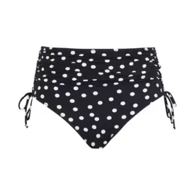 SW2049PDT_PANACHE SWIM POLKA DOT MIDI GATHER BRIEF POLKA DOT PRINT