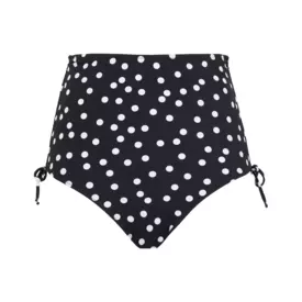 SW2049PDT_PANACHE SWIM POLKA DOT MIDI GATHER BRIEF POLKA DOT PRINT