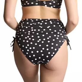 SW2049PDT_PANACHE SWIM POLKA DOT MIDI GATHER BRIEF POLKA DOT PRINT