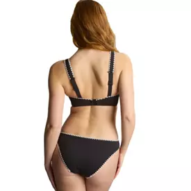 SW2024bABW_PANACHE SWIM AURORA JENNIFER PLUNGE BIKINI AURORA BLACK/WHITE
