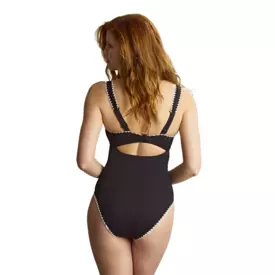 SW2020aABW_PANACHE SWIM AURORA LARA PLUNGE SWIMSUIT AURORA BLACK/WHITE