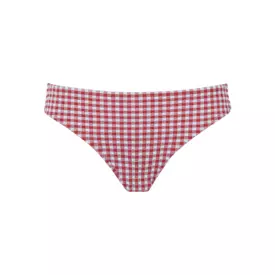 SW1726dRGM_PANACHE SWIM GINGHAM CLASSIC BRIEF RED GINGHAM
