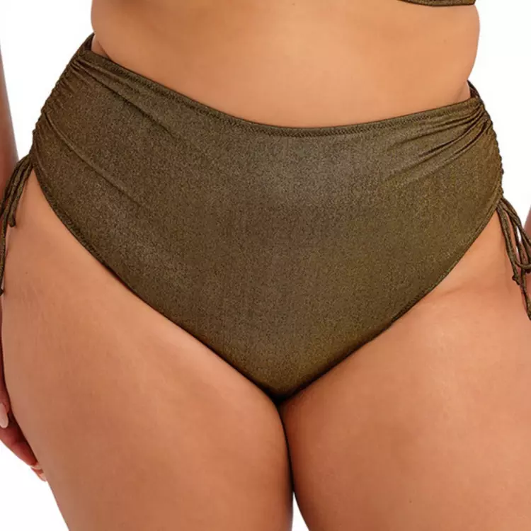 ES803273GOR_ELOMI SWIM SUNSET SHIMMER ADJUSTABLE BIKINI BRIEF GOLD RUSH