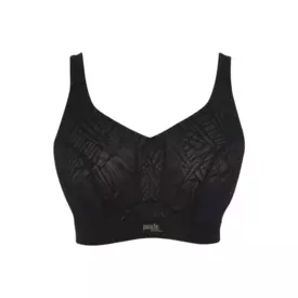 Podprsenka PANACHE SPORTS ENDURANCE NON PADDED WIRED BRA BLACK/LATTE