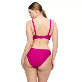 PD4013519DMA_PRIMADONNA SWIM UVITA PADDED PLUNGE BIKINI TOP DEEP MAGENTA