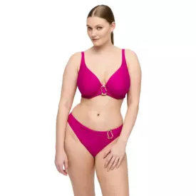 PD4013519DMA_PRIMADONNA SWIM UVITA PADDED PLUNGE BIKINI TOP DEEP MAGENTA