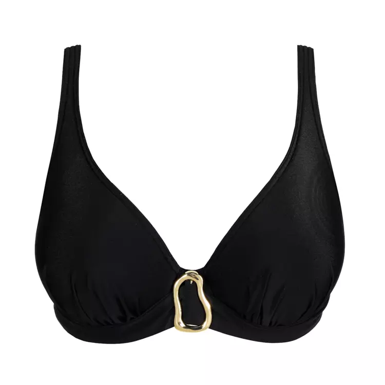PD4013519ZWA_PRIMADONNA SWIM UVITA PADDED PLUNGE BIKINI TOP BLACK
