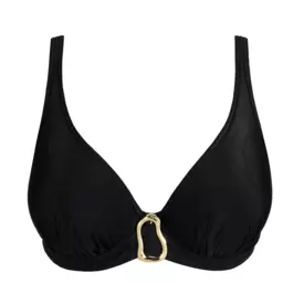 Plavky vrchní díl PRIMADONNA SWIM UVITA PADDED PLUNGE BIKINI TOP BLACK