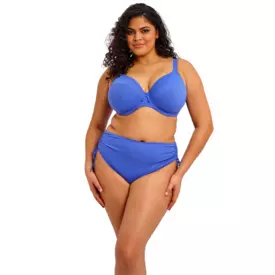 ES7284AZE_ELOMI SWIM PLAIN SAILING UW PLUNGE BIKINI TOP AZURE
