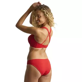 SW2024ARD_PANACHE SWIM AURORA JENNIFER PLUNGE BIKINI AURORA RED