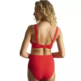 SW2035aARD_PANACHE SWIM AURORA HIGH WAIST BRIEF AURORA RED